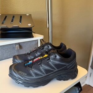 Salomon Black XT6 Athletic Shoes